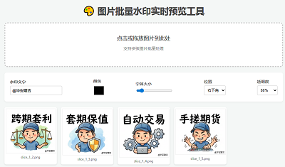 图片批量加水印